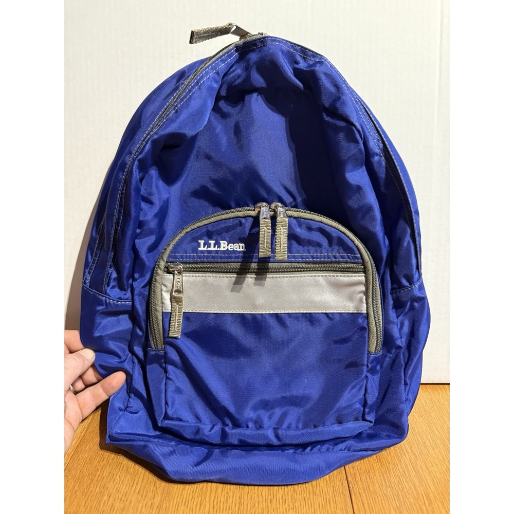 L.L.Bean Kids Backpack Blue Diabetes Awareness‎ Eli Lilly Reflective School Bag